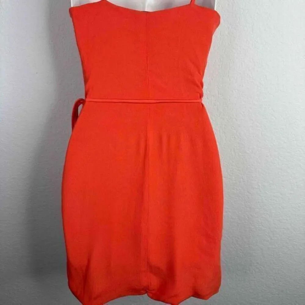 Majorelle Dress Women's XS Red Sleeveless Spaghetti Strap V Neck‎ Classic Wrap